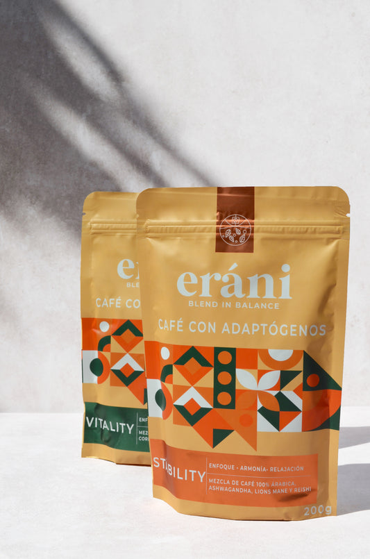 Stability blend: Café orgánico con Ashwagandha, Melena de León y Reishi