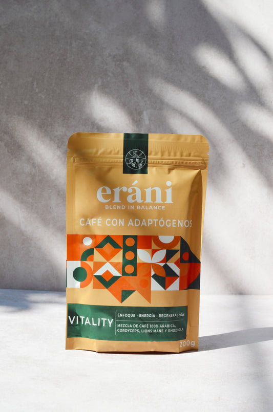 Vitality blend: Café orgánico con Cordyceps, Melena de León y Rhodiola